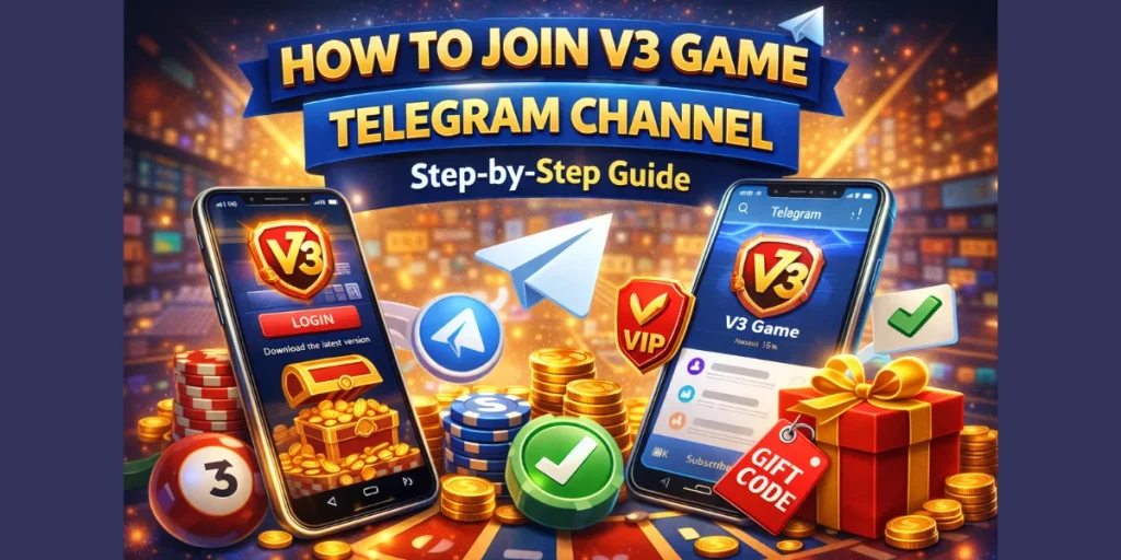 How to Join V3 Game Telegram Channel