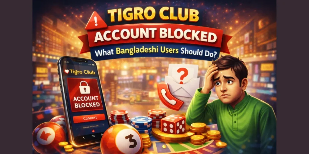 Tigro Club Account Blocked